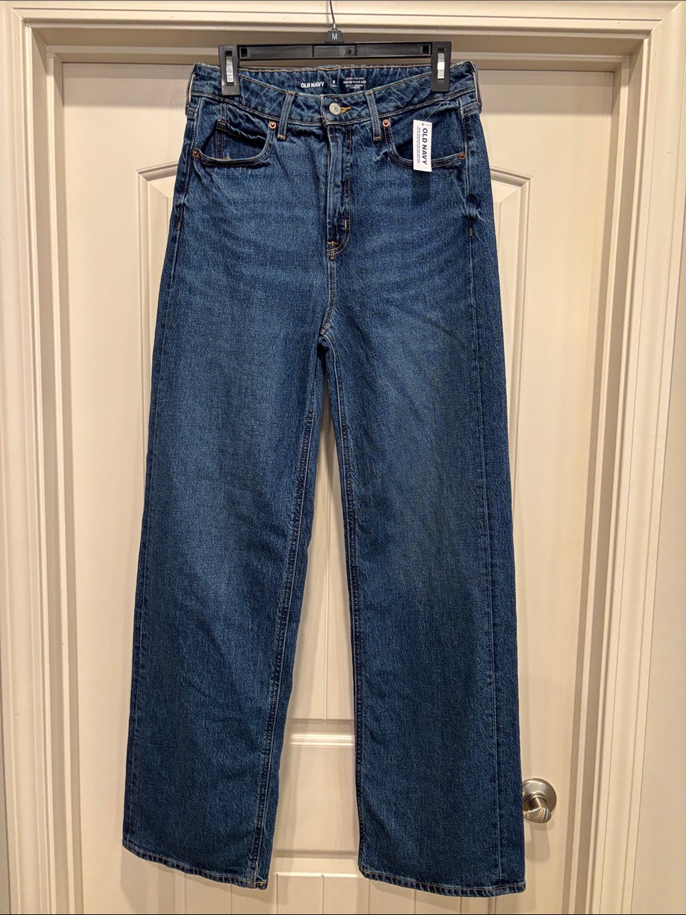 Old Navy Dark Blue Straight-Leg Jeans